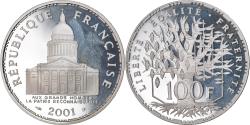 World Coins - Coin, France, Panthéon, 100 Francs, 2001, Paris, BE, , Silver