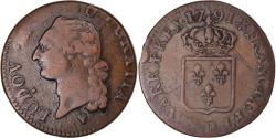 World Coins - Coin, France, Louis XVI, Sol ou sou, 1791, Strasbourg, , Copper