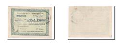 World Coins - Banknote, Pirot:02-399, 2 Francs, 1915, France, AU(55-58), La Capelle