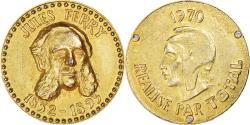 World Coins - France, Token, Collection Total, Jules Ferry, Politics, 1970, , Brass