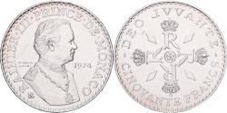 World Coins - Monaco, Rainier III, 50 Francs, 1974, Paris, Silver, , Gadoury:MC162