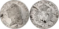World Coins - France, Louis XV, Écu à la vieille tête, 1772, Lyon, Silver,