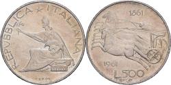 World Coins - Italy, 500 Lire, 1961, Rome, Silver, , KM:99
