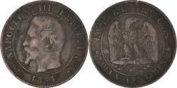 World Coins - Coin, France, Napoleon III, 2 Centimes, 1854, Strasbourg, , Bronze