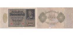 World Coins - Banknote, Germany, 10,000 Mark, 1922, KM:70, VF(20-25)