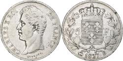 World Coins - France, Louis-Philippe, 5 Francs, 1827, Rouen, Silver, , Gadoury:644
