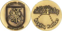 World Coins - Lithuania, Token, Euro Member, 2015, Bronze,