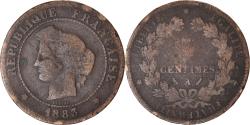 World Coins - Coin, France, 5 Centimes, 1883