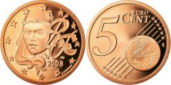 World Coins - France, 5 Euro Cent, 2008, BE, , Copper Plated Steel, KM:1284