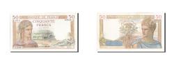 World Coins - Banknote, France, 50 Francs, 50 F 1934-1940 ''Cérès'', 1838, 1938-03-31