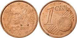 World Coins - France, Euro Cent, 2000, Paris, BE, , Copper Plated Steel, KM:1282