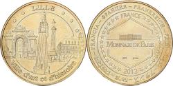 World Coins - France, Token, Lille - Ville d'Art et d'Histoire, 2012, Copper-nickel Aluminium