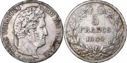 World Coins - France, 5 Francs, Louis-Philippe, 1839, Paris, Silver, , Le Franc:F.324