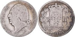 World Coins - Coin, France, Louis XVIII, Louis XVIII, 2 Francs, 1821, Paris,
