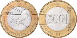 World Coins - Slovenia, 500 Tolarjev, 2002, Bi-Metallic, , KM:45
