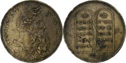 World Coins - France, Medal, Moïse, Les Tables de la Loi, XIXth Century, Bronze, Barre