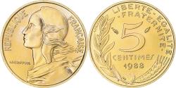 World Coins - Coin, France, Marianne, 5 Centimes, 1988, Paris, , Aluminum-Bronze