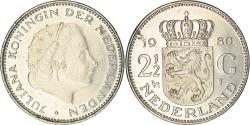 World Coins - Coin, Netherlands, Juliana, 2-1/2 Gulden, 1980, , Nickel, KM:191