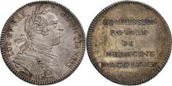World Coins - France, Token, Louis XV, Commission royale de médecine, 1772, Silver, Duvivier