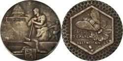 World Coins - France, Token, Savings Bank, Caisse d'Epargne de Valenciennes, , Silver