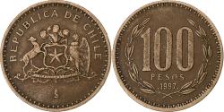 World Coins - Chile, 100 Pesos, 1997, Santiago, Aluminum-Bronze, , KM:226.2