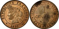 World Coins - Coin, France, Cérès, Centime, 1897, Paris, , Bronze, KM:826.1