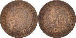 World Coins - Coin, France, Napoleon III, Napoléon III, Centime, 1854, Bordeaux,