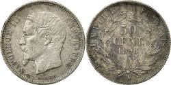 World Coins - Coin, France, Napoleon III, Napoléon III, 50 Centimes, 1858, Paris,