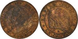 World Coins - Coin, France, Napoleon III, Centime, 1862, Paris, , Bronze, KM:795.1