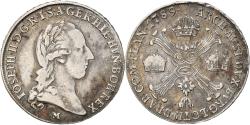 World Coins - Coin, ITALIAN STATES, MILAN, Joseph II, 1/2 Crocione, 1/2 Kronenthaler, 1789
