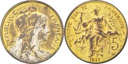World Coins - Coin, France, Dupuis, 5 Centimes, 1916, Paris, , Bronze, KM:842