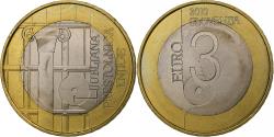 World Coins - Slovenia, 3 Euro, UNESCO, 2010, , Bi-Metallic, KM:95