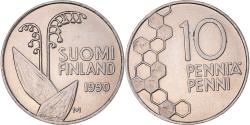 World Coins - Coin, Finland, 10 Pennia, 1990
