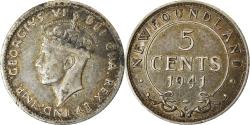 World Coins - Coin, NEWFOUNDLAND, 5 Cents, 1941, Royal Canadian Mint, Ottawa,