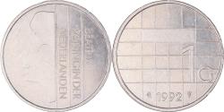 World Coins - Coin, Netherlands, Beatrix, Gulden, 1992, , Nickel, KM:205