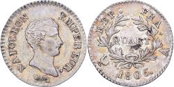 World Coins - France, Napoleon I, Quart, 1806, Paris, Silver, , Gadoury:347