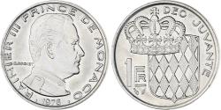 World Coins - Coin, Monaco, Rainier III, Franc, 1976, , Nickel, KM:140, Gadoury:MC 150