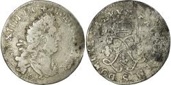 World Coins - Coin, France, Louis XIV, 4 Sols aux 2 L, 1694, Reims, ,  Gadoury:106