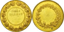 World Coins - France, Medal, Education, Ecole Villiers, , Gilt Bronze