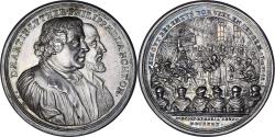World Coins - Germany, Medal, Bicentenaire de la confession d'Augsbourg, 1730, , Silver