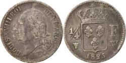 World Coins - Coin, France, Louis XVIII, Louis XVIII, 1/4 Franc, 1823, Lille,