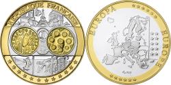 World Coins - France, Medal, L'Europe, 2002, Silver, République Française,