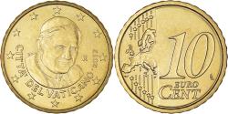 World Coins - VATICAN CITY, 10 Euro Cent, 2012, Rome, BU, , Brass, KM:385