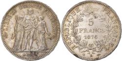 World Coins - France, 5 Francs, Hercule, 1876, Paris, Silver, , Gadoury:745a