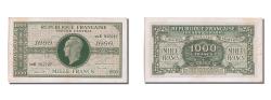 World Coins - Banknote, France, 1000 Francs, 1943-1945 Marianne, 1945, UNC(63), Fayette:V 13