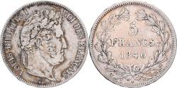 World Coins - Coin, France, Louis-Philippe, 5 Francs, 1840, Lille, , Silver