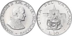 World Coins - Coin, VATICAN CITY, John Paul II, 10 Lire, 1987, FDC, , Aluminum