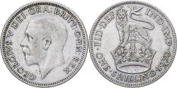 World Coins - Great Britain, George V, Shilling, 1930, British Royal Mint, Silver,