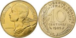 World Coins - France, 10 Centimes, Marianne, 1985, Paris, Aluminum-Bronze,
