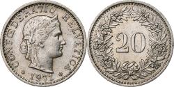 World Coins - Switzerland, 20 Rappen, 1971, Bern, Copper-nickel, , KM:29a
